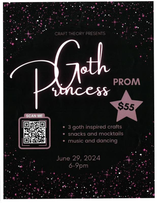 Goth Princess Prom Poster