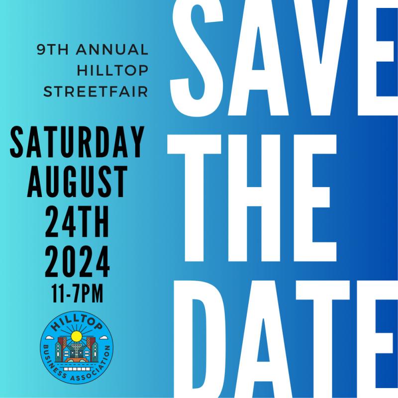 Hilltop Streetfair Flyer