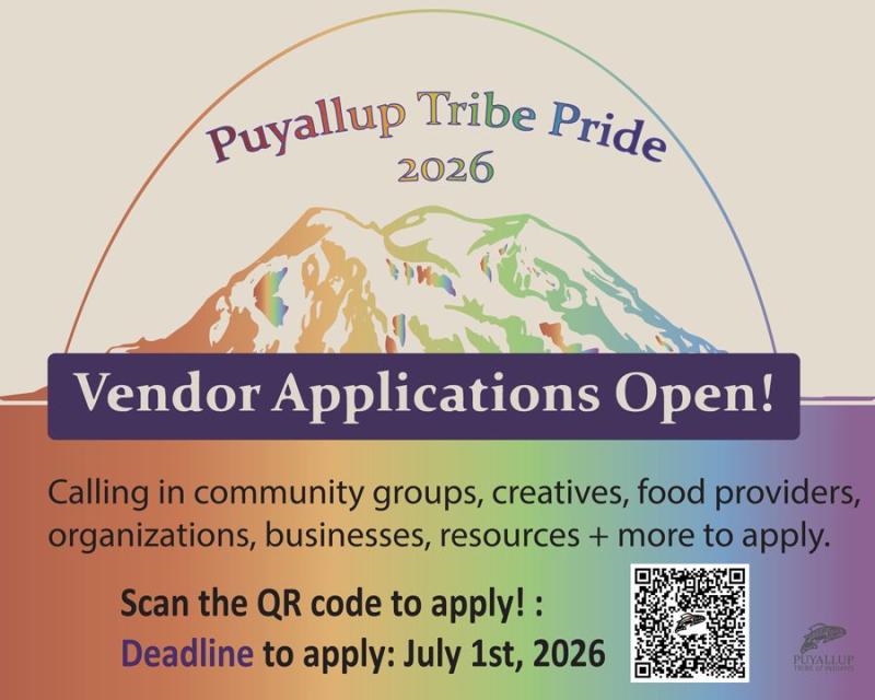 Puyallup Tribe Pride 2026 - Vendors